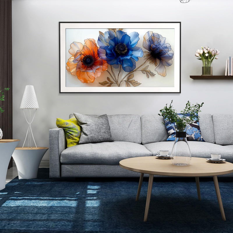Jooz Large Diamond Art Kits For Adults - 5D Flowers Diamond Painting Kits For Adults  Diy Full Drill Large Flower Diamond Art Painting  Floral Gem Art Kits For Beginners For Wall Decor 27.5X15.7 Inch - Image 5