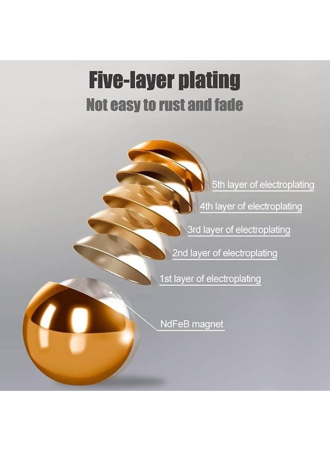 YelaJoy 8 Colour 216-Piece 3D Magnetic Building Blocks, Early Childhood & Educational Building Toys, Magnetic Educational Toys Creative Magnetic Ball Puzzle Cube Set - Image 4