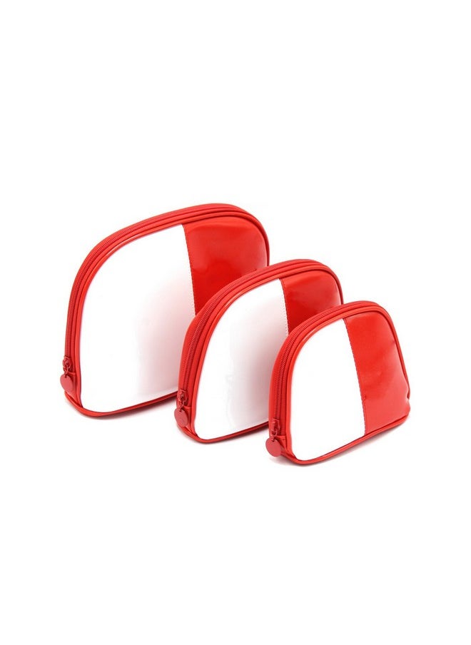 Shopaholic - Shopaholic Travelling Cosmetic Pouch/Coin Pouch/Multi Purpose Used for Women's/Teenagers (Red) - Image 1
