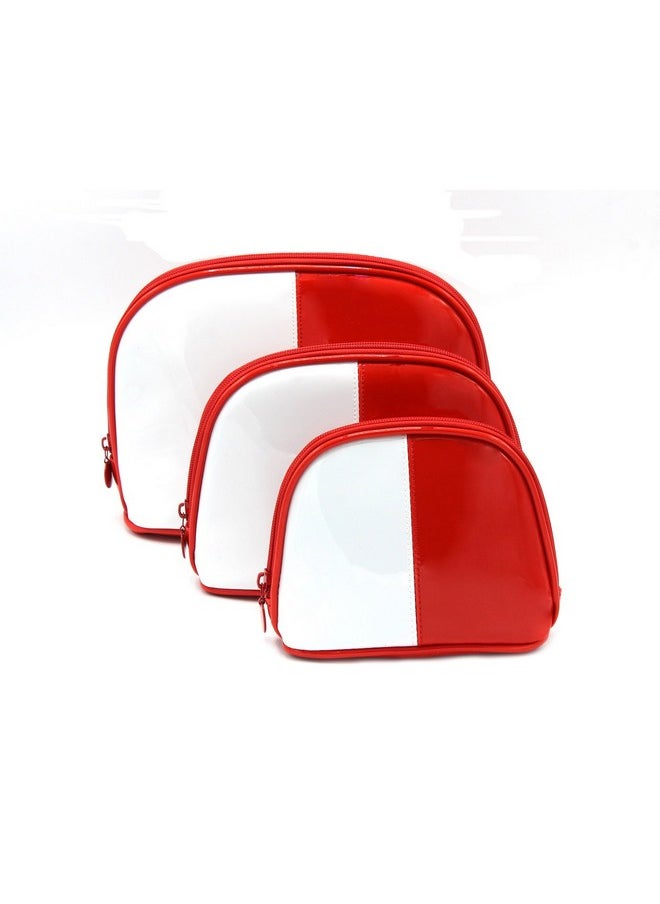 Shopaholic - Shopaholic Travelling Cosmetic Pouch/Coin Pouch/Multi Purpose Used for Women's/Teenagers (Red) - Image 1