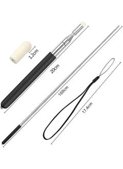 Ant Telescopic Pointer Stick with Hand Lanyard，Teacher Pointer for Classroom，Presentation Pointers for Teachers， Handheld Whiteboard Pointer Stick  - Image 2