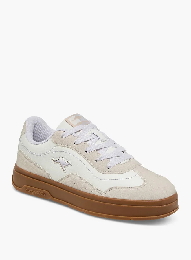 كانغاروس Women's Panelled Lace-up Sports Shoes