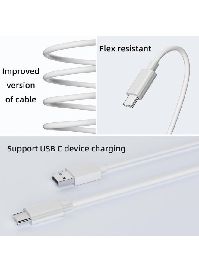 شاحن فائق السرعة بقوة 100 واط مع كابل محول USB-A إلى Type-C بطول 1 متر - Image 3