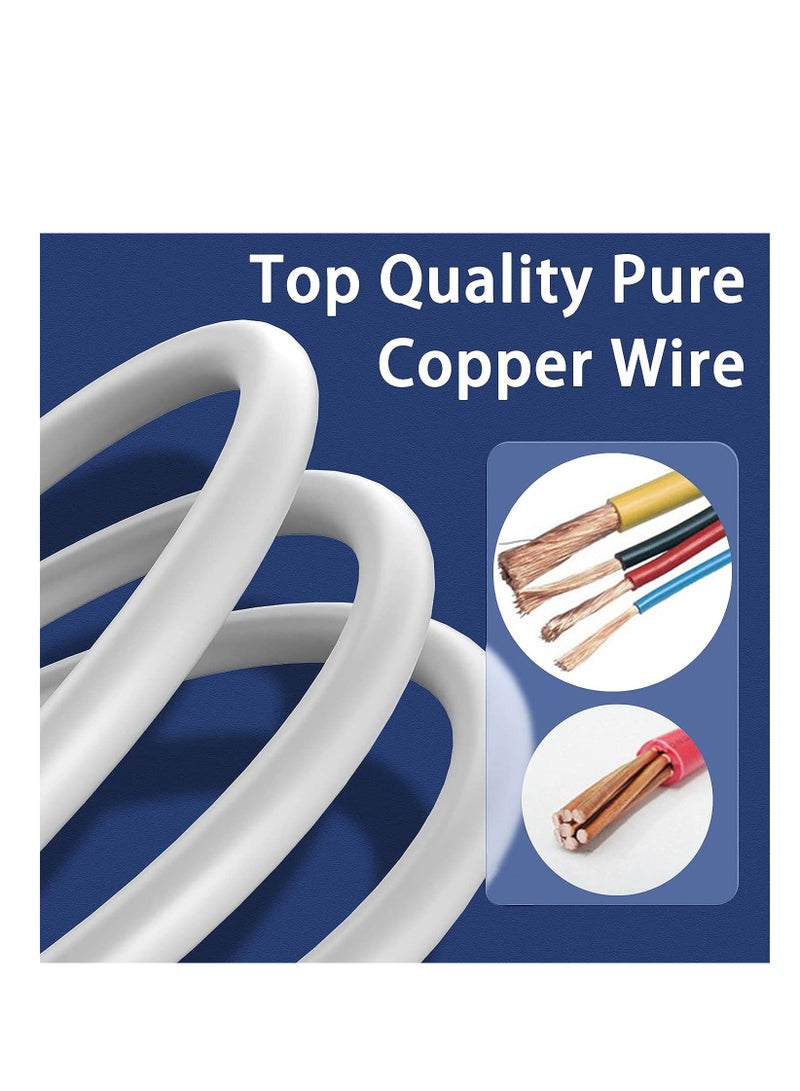 NTECH Power Cable UK Plug Cord Compatible for Apple iMac 17" 20" 21.5" 24" 27" G5 A1224 A1225 A1311 A1312 A1418 A1419 Replacement Part GENUINE 6ft Power Supply Wire Line 2012 Late-2019 - Image 3