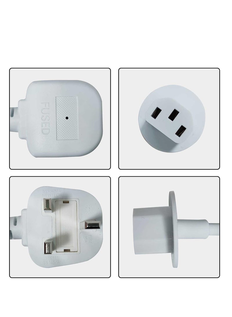 NTECH Power Cable UK Plug Cord Compatible for Apple iMac 17" 20" 21.5" 24" 27" G5 A1224 A1225 A1311 A1312 A1418 A1419 Replacement Part GENUINE 6ft Power Supply Wire Line 2012 Late-2019 - Image 4