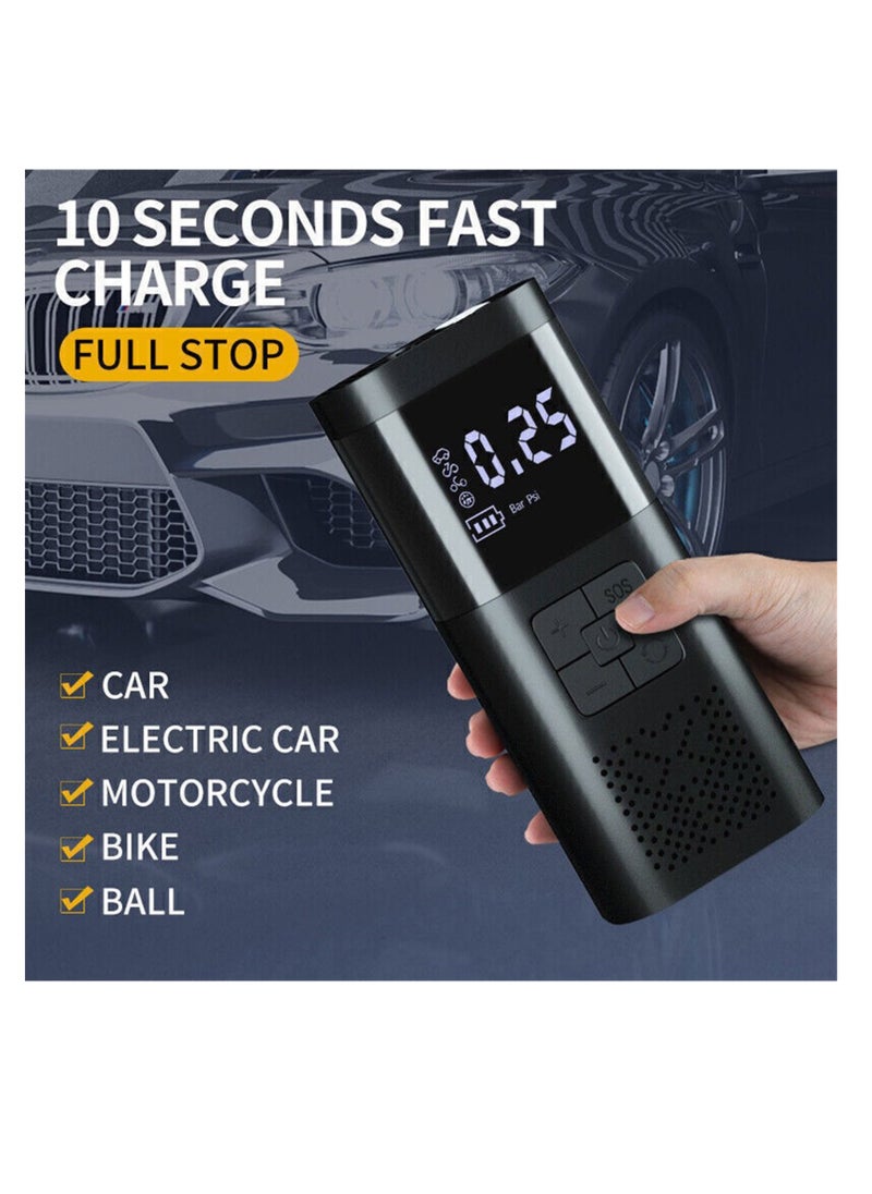 Tire Inflator Portable Air Compressor, Cordless Air Pump for Car Tires, Electric Inflator with 150PSI Digital Pressure Gauge,LED Light, Auto shut-off, 6000mAh Battery for Car Bike Ball Motorcycle - pzsku/ZE422C228C955EE702034Z/45/_/1725618707/d9479bda-5b5d-476f-a702-1e57943f66ff