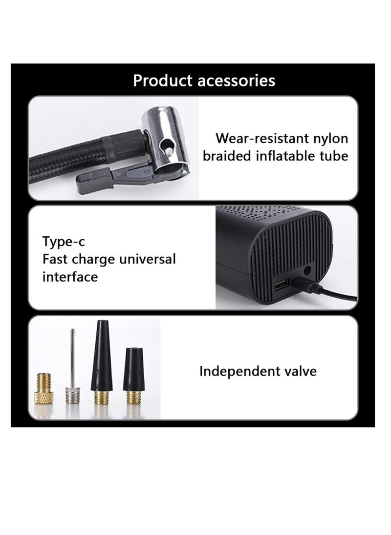 Tire Inflator Portable Air Compressor, Cordless Air Pump for Car Tires, Electric Inflator with 150PSI Digital Pressure Gauge,LED Light, Auto shut-off, 6000mAh Battery for Car Bike Ball Motorcycle - pzsku/ZE422C228C955EE702034Z/45/_/1725618720/b7302076-469c-43f3-a19e-63fcdae7ad28