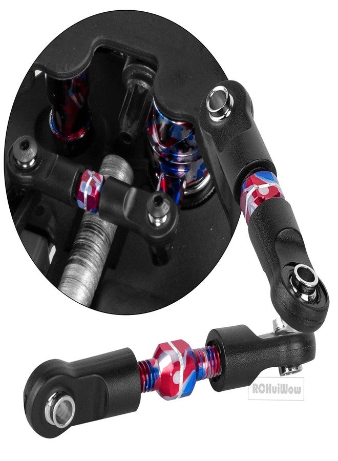 RCHuiWow RC Alloy Turnbuckles Camber Links Upgrades Part for 1/10 Slash 4WD(VXL),Rustler 4WD(VXL),Stampede 4WD(VXL),Bandit 4WD(VXL),Hoss 4WD(VXL) Adjustable Tie Rods & Turnbuckles,Colorful - Image 5