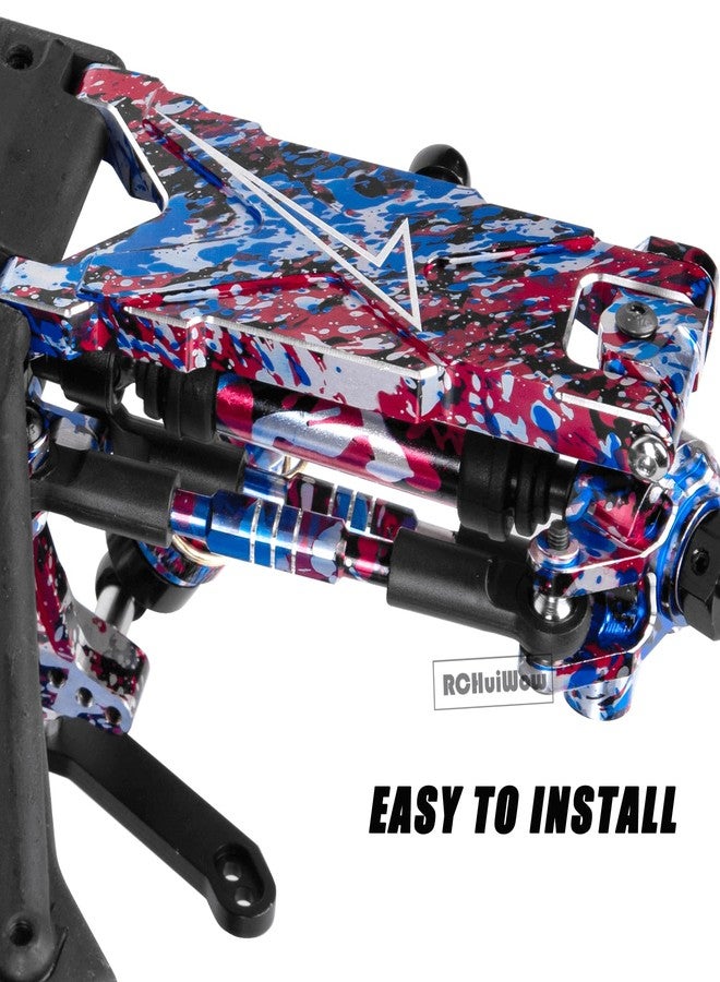 RCHuiWow RC Alloy Turnbuckles Camber Links Upgrades Part for 1/10 Slash 4WD(VXL),Rustler 4WD(VXL),Stampede 4WD(VXL),Bandit 4WD(VXL),Hoss 4WD(VXL) Adjustable Tie Rods & Turnbuckles,Colorful - Image 4