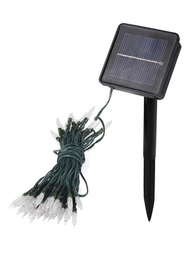NIBEMINENT Decorative LED Solar String Light Warm White/Black 24feet - Image 1