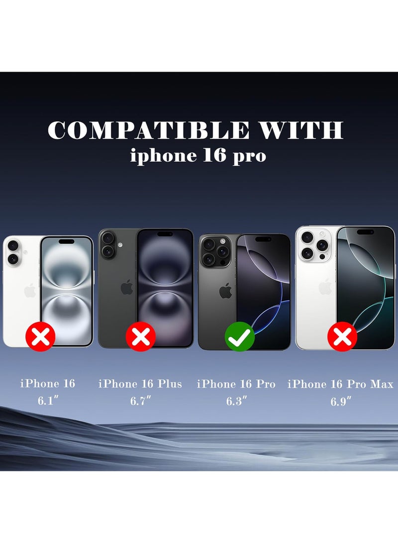 Rock Pow 2 pcs Tempered Glass Compatible with iPhone 16 Pro Privacy Screen Protector [Anti-Spy] [Anti-Scratch] [9H Hardness] Tempered Glass for iPhone 16 Pro 6.3-Inch  - Image 3