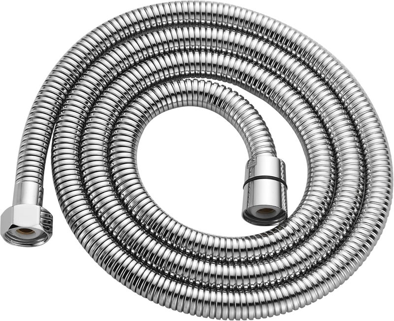 BRIMIX Stainless Steel Flexible Shower Hose Replacement for Hand Showerhead Leak-Proof Rust Resistant Shower Pipe Chrome 1.5M - Image 1