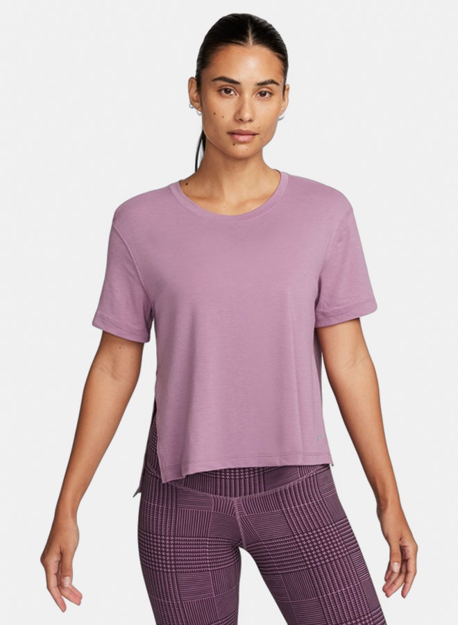 Nike Women's Nike Yoga Dri-FIT Short Sleeve Top  - Image 1