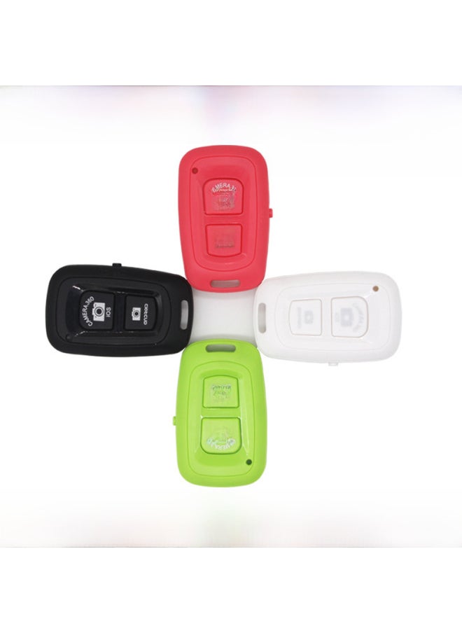 Generic Conscious Technology Mobile Phone Photographer Self-timer Artifact Wireless Bluetooth Photographer Remote Controller-Color:Black + Installed Battery + PE Bone Bag + Instructions  - Image 1