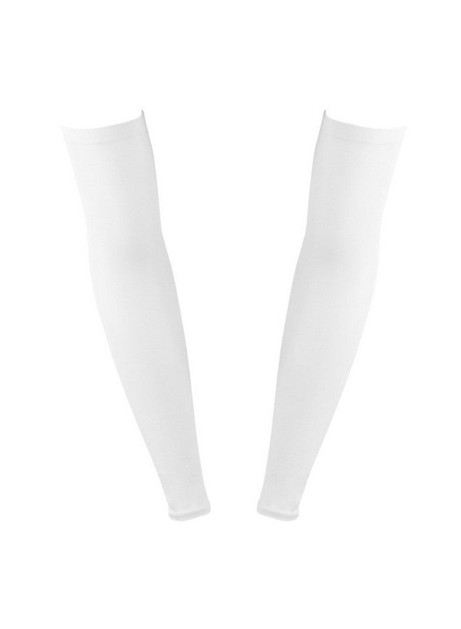 ذي إكسير ديكو أكمام ضغط الذراع Elixir الواقية من الأشعة فوق البنفسجية - غطاء ذراع الساعد من UV Sun Protection، باللون الأبيض - Image 2