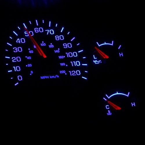 HERCOO Ice Blue LED Light Bulbs for Instrument Gauge Cluster Speedometer Compatible with 2002-2006 Dodge Ram 1500 2500 3500 - Image 4