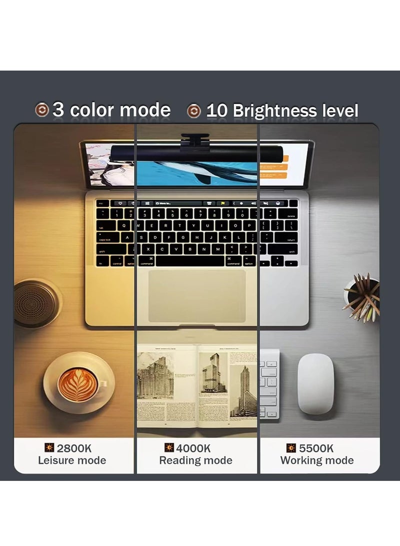 Loquat Monitor Light Bar for Laptop, Eye-Caring Screen Lighting, Reading Lamps bar, e-Reading LED Monitor Lamp, Adjustable Brightness/Color Temperature, No Screen Glare, Space Saving - Image 2