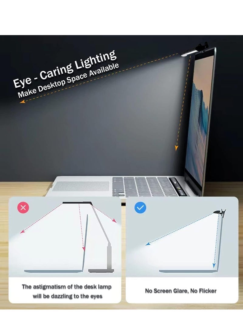 Loquat Monitor Light Bar for Laptop, Eye-Caring Screen Lighting, Reading Lamps bar, e-Reading LED Monitor Lamp, Adjustable Brightness/Color Temperature, No Screen Glare, Space Saving - Image 3