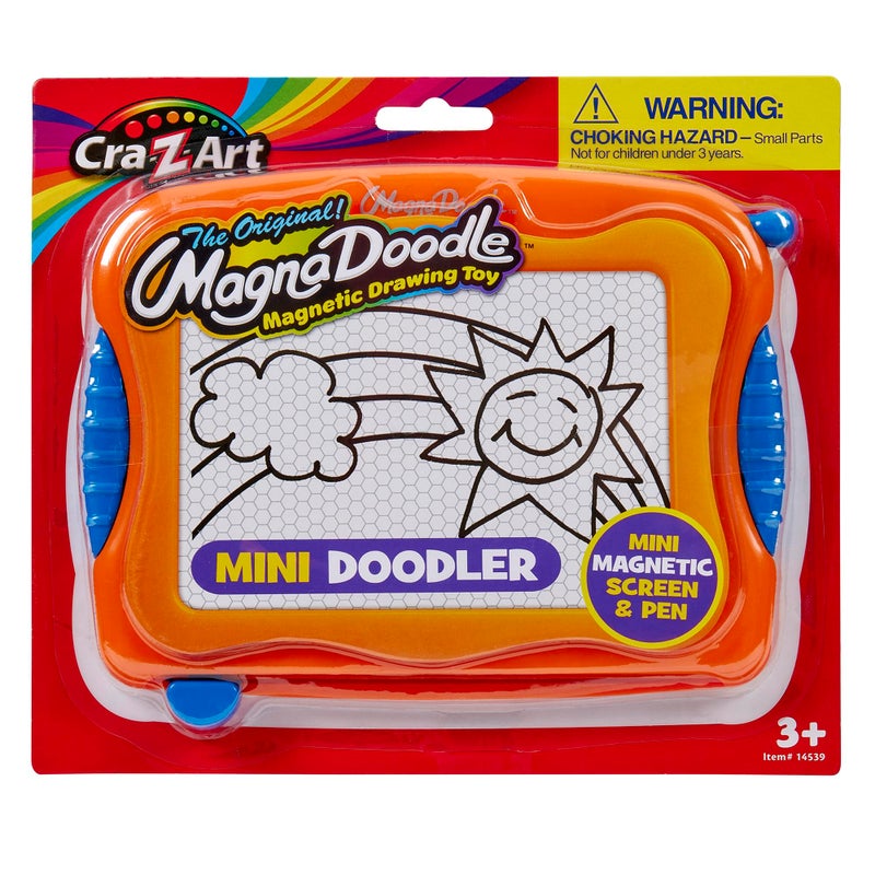 CraZArt MagnaDoodle Mini Doodler Magnetic Drawing Board with Detachable Pen Not Attached Portable Kids Sketch Pad MessFree Travel Art Toy for Ages 3 - Image 2