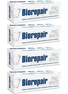 Biorepair Iorepair: "Pro White" Whitening Toothpaste With Microrepair 2.5 Fluid Ounce (75Ml) Tubes (Pack Of 4) [ Italian Import ]  - Image 2