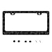 UNINDREM Horse License Plate Frame Funny Stainless Steel Animal Jumping Action License Plate Frames Auto Parts Decoration with Screws License Plate Holder for Men Women 12x6 Inch - Image 2