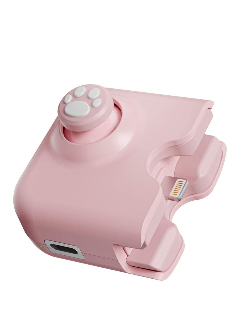 Captaintech For Yao L1 PRO Mobile Game Controller Joystick for iPhone (iOS 13.4 or Later, For iOS Mobile Games), Gaming Gamepad Compatible with PUBGG Mobile, Call of Duty Mobile(CODM), Genshin Impact (Pink) - Image 1