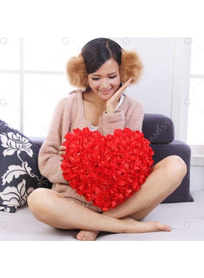 Tickles Tickles Special Heart Cushion Soft Stuffed Plush Toy Gifts for Love Girl Friend Girlfriend Boyfriend Wife & Husband Wedding Anniversary Birthday Valentine's Day (Color: Red Size: 40 cm)  - Image 1