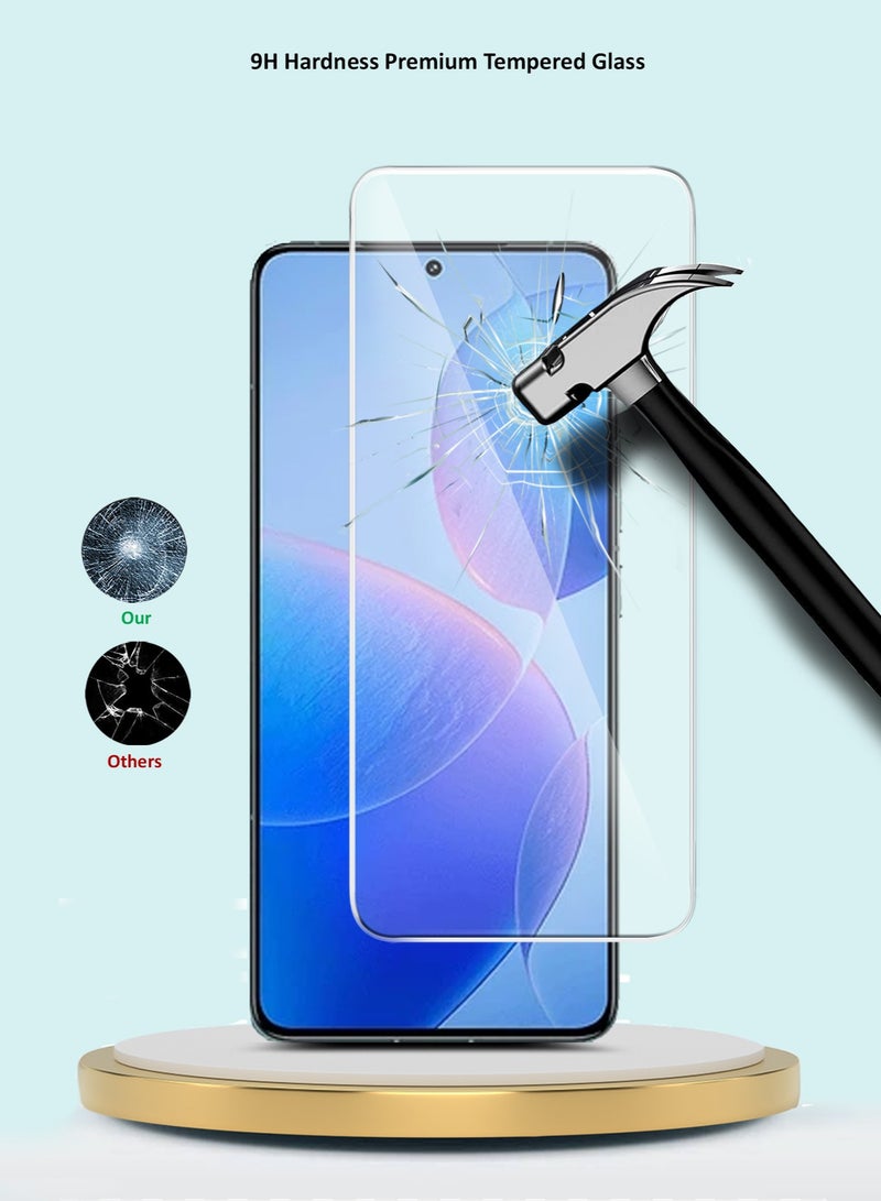 جيماكس واقي شاشة من الزجاج المقسى من سلسلة بريميوم بحواف منحنية 9H 2.5D لهاتف Xiaomi Redmi K70 / Redmi K70 Pro / Redmi K70E 5G 2023 شفاف - Image 3