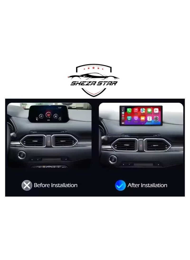 SHEZA STAR Android Car Stereo for Mazda CX-5 2017-2023 4GB RAM 64GB ROM Support Carplay, M-Link Wi-Fi BT, Radio GPS, 12.3 Inch IPS Touch Screen with AHD Camera Included - Image 2