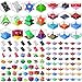 RoundFunny 100 Pcs Brain Teaser Puzzle Cubes Mini Puzzle Party Favor Mini Games Cubes Box Bulk for Kids Stocking Goodie Bag Stuffers for Maze Games Classroom Prizes Gifts - Image 2