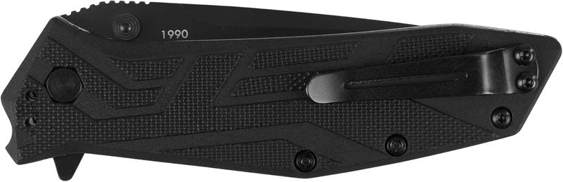 Kershaw Brawler Pocketknife, 3" 8Cr13MoV Steel Modified Tanto Blade, Assisted Folder Opening with Flipper, Liner Lock System, Tactical EDC - Image 3