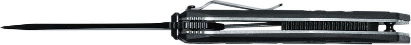 Kershaw Brawler Pocketknife, 3" 8Cr13MoV Steel Modified Tanto Blade, Assisted Folder Opening with Flipper, Liner Lock System, Tactical EDC - Image 4