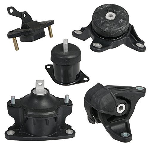 StanceMagic 5pcs Engine Motor Mount Transmission Mount Set Compatible with 2008-2012 Honda Accord & 2009-2013 Acura TSX, 2.4L 4 Cylinder Engine with Automatic Transmission Only - Image 1