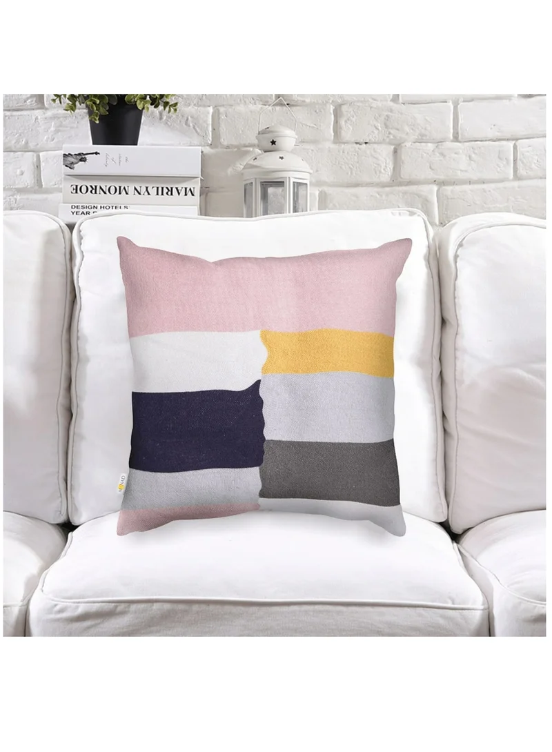 Donetella Decorative Embroidered Cushion Cover Multicolour 45x45Cm (Without Filler)