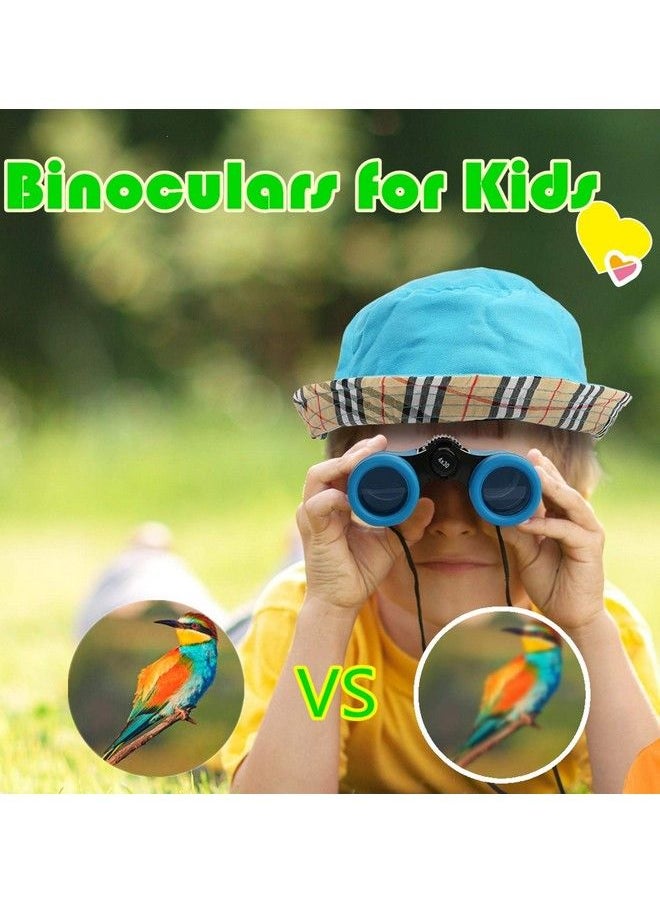 Scotamalone Kids Binoculars Shock Proof Toy Binoculars Set For Age 312 Years Old Boys Girls Bird Watching Educational Learning Hunting Hiking Birthday Presents  - Image 4