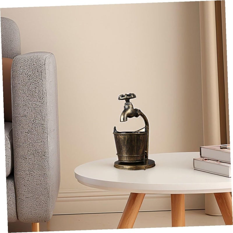 Vintage Iron Ashtray Smokeless Desktop Ornament For Home Office Bar Restaurant Decoration - Image 5