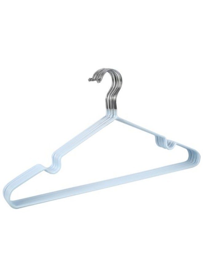10pcs Stainless Steel Metal Hangers - Hangers Anti-Slip Hangers Space Saving Hangers Durable Clothes Hanger Adult Hanger for Suits Trousers Jackets Dresses - Image 1
