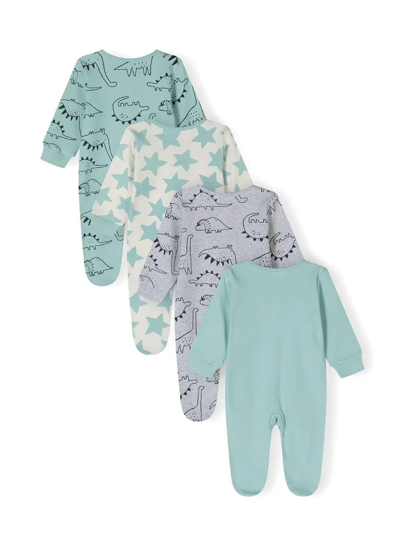 مينوتي Baby 4 Pack Long Sleeve Sleepsuits