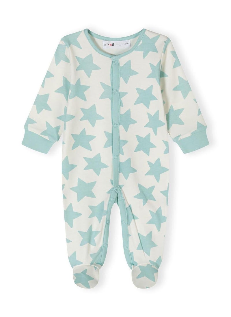 MINOTI 4-Pack Baby Sleepsuits with Full-Length Snaps - Image 5