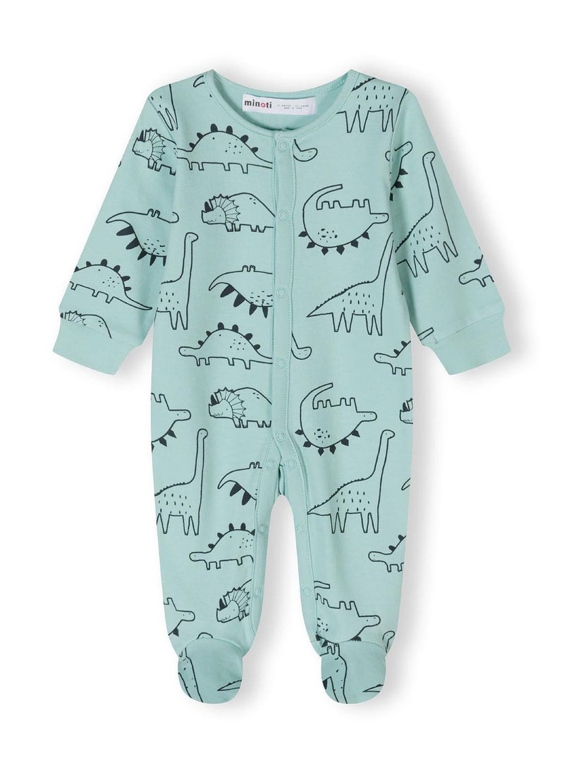 MINOTI 4-Pack Baby Sleepsuits with Full-Length Snaps - Image 4