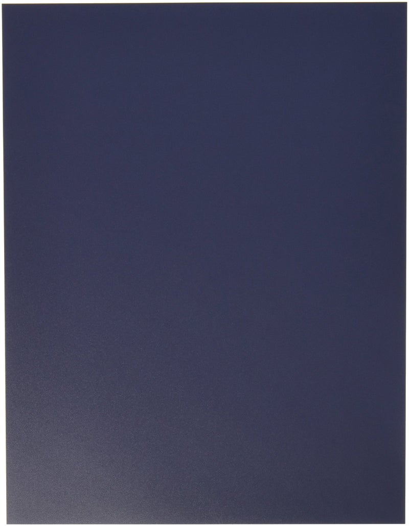 GBC Solids Standard Presentation Covers, Non-Window, Square Corners, Navy, 50 Pieces Per Box (2514494) - Image 2