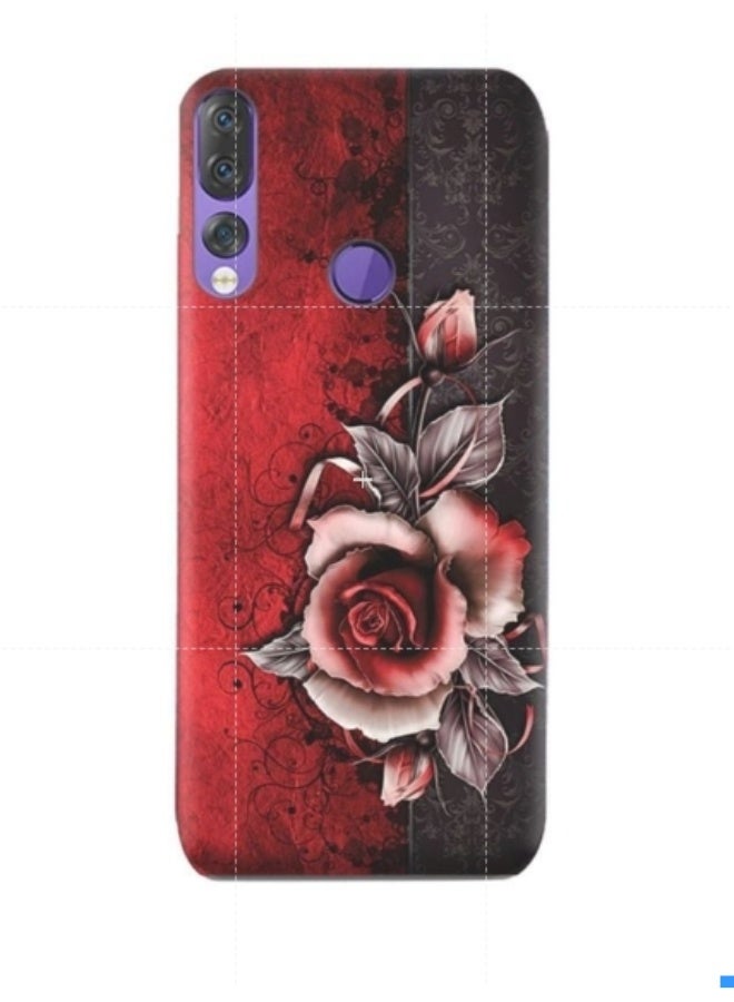 Lenovo Z5S Tpu Case With Vintage Rose Pattern Vintage Rose Pattern