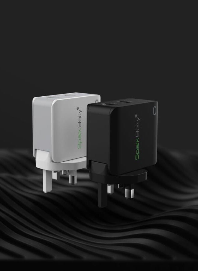 سبارك بيري شاحن مخرجين ذكي 30 واط - Image 2