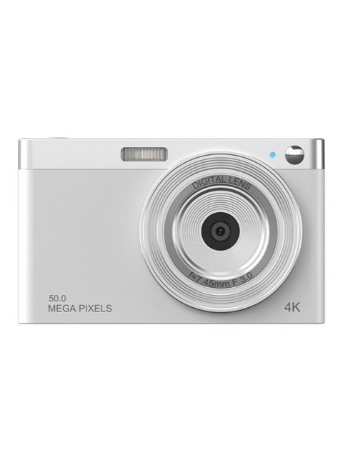 50MP Digital Camera for Photography and Video, 4K Vlogging Camera for YouTube with 2.88Inch IPS Screen Auto Focus, 16X Digital Zoom Digital Camera for Gift, Compact Anti Shake Face-detect Smile Capture Vlogging Camera for Live Streaming Travel Photography High Definition Display Student Compact Camera Built-in Flash with 32G Memory Card Eid Gift Eid al-Adha Sale