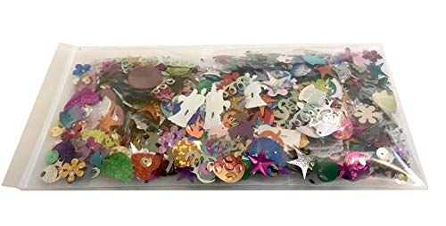 Golden Leaf Assorted Sequins & Spangles, Mixed Shiny Colors and Shapes 50 gr - Image 5