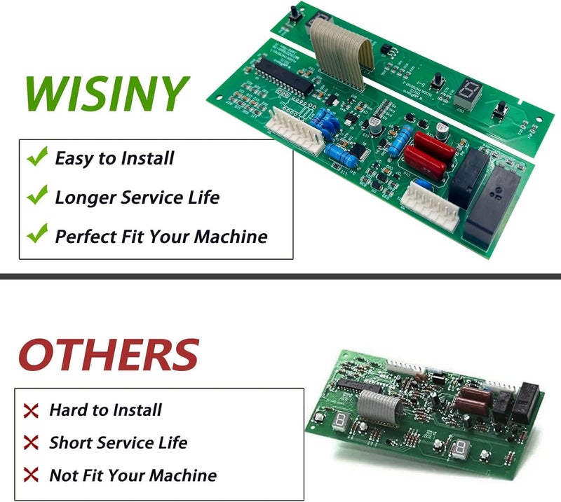 WISINY W10503278 Refrigerator Control Board WPW10503278 Compatible for Whirlpool Maytag KitchenAid Kenmore Amana Ikea Inglis Jenn-Air Freezer Jazz Control Board W10165748 12784415V 8208187 12002339 - Image 5