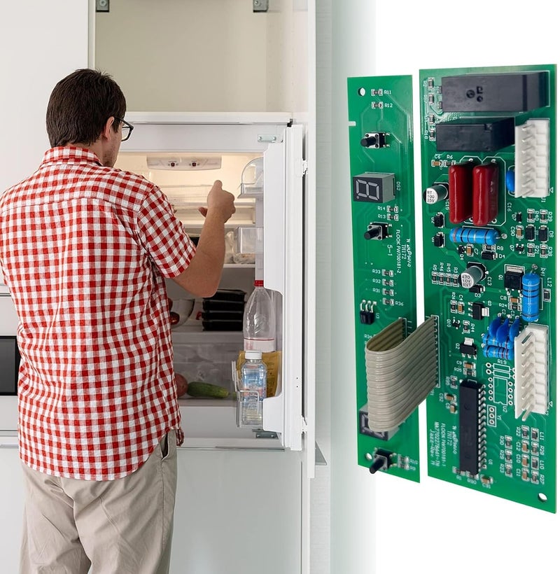 WISINY W10503278 Refrigerator Control Board WPW10503278 Compatible for Whirlpool Maytag KitchenAid Kenmore Amana Ikea Inglis Jenn-Air Freezer Jazz Control Board W10165748 12784415V 8208187 12002339 - Image 4