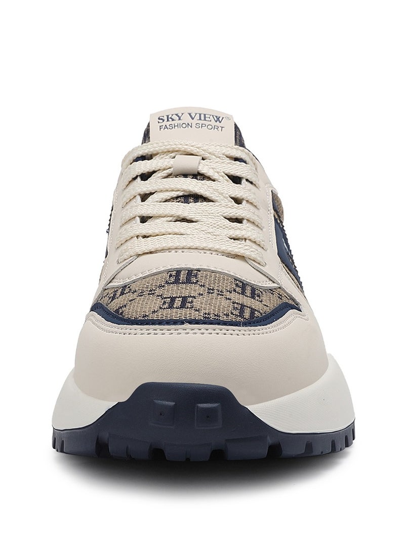 سكاي فيو أحذية كاجوال أنيقة للرجال أحذية مشي أنيقة للرجال بنعل ناعم غير قابل للانزلاق أحذية كاجوال مريحة وجيدة التهوية - Image 3