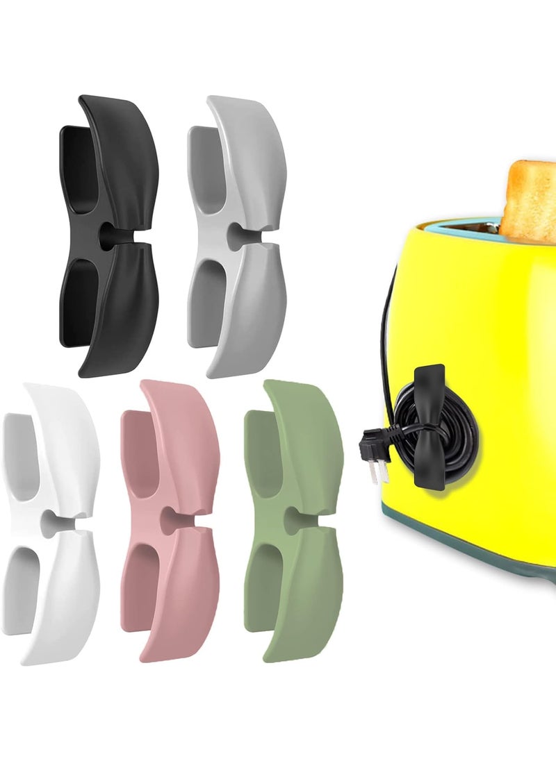COOFANDY COOFANDY Kitchen Gadgets Appliances Cord Organiser Upgraded Cord Organiser Wire Wrappers Chord Plug Keeper Cord Wrapper for Stick on Pressure Cooker Mixer Blender Coffee Maker Air Fryer 5  - Image 1