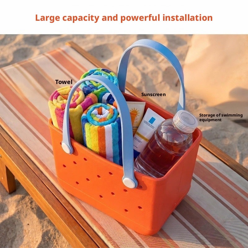 EVA Large Capacity Beach Bag with Hole Design - Image 2